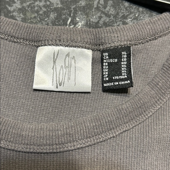 Korn Women's Gray Tank Top - Picture 3 of 4